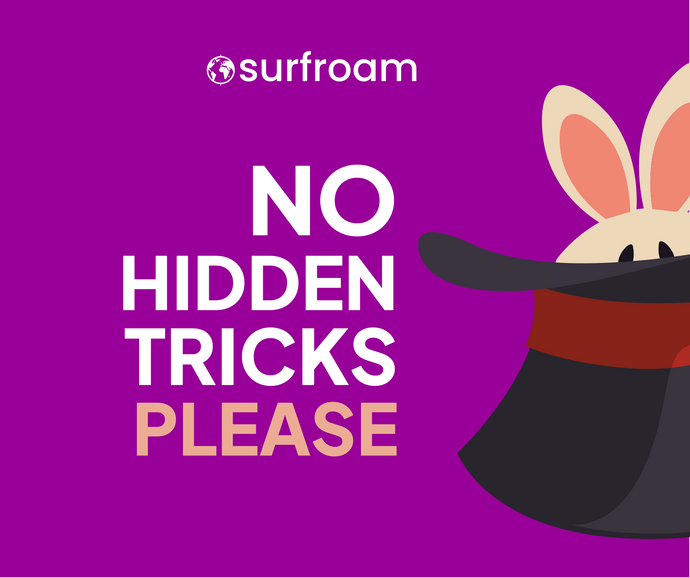 Surfroam: Honest Connectivity Without the Gimmicks