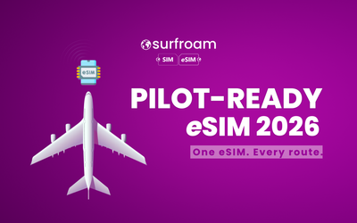 Best eSIM for Pilots & Flight Crew 2026: Global Connectivity Guide