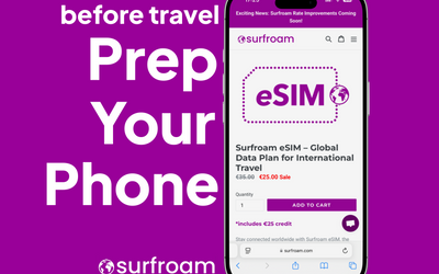 Surfroam traveltips How to prepare before Travel
